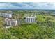 Aerial view of community, showing multiple buildings and lush surroundings at 2625 Terra Ceia Bay Blvd # 205, Palmetto, FL 34221