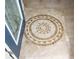 Elegant entryway with decorative tile and glass door at 22119 Laramore Ave, Port Charlotte, FL 33952