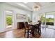 Casual dining area with sliding glass doors leading to the patio at 4833 Tobermory Way, Bradenton, FL 34211