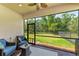 Screened-in porch overlooking the fenced-in yard at 7572 Viola Loop, Lakewood Ranch, FL 34202