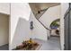 Courtyard with stairs and a fountain at 1542 Oak St # 6, Sarasota, FL 34236