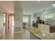 Modern kitchen with granite countertops and stainless steel appliances at 3447 Tallywood Ln # 7143, Sarasota, FL 34237