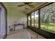 Spacious screened porch overlooking backyard, perfect for enjoying the outdoors at 3447 Tallywood Ln # 7143, Sarasota, FL 34237