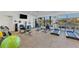 Well-equipped fitness center with lake views at 10520 Boardwalk Loop # 605, Lakewood Ranch, FL 34202