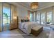 Spacious bedroom with access to the backyard and plenty of light at 18138 Home Run Dr, Venice, FL 34293
