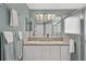 Double vanity bathroom with lots of storage and a separate shower at 5018 25Th E St, Bradenton, FL 34203