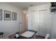 Home office with desk and access to hallway and closet at 5725 Haven Ter, Nokomis, FL 34275