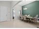 Bright dining room with a table and chairs at 14607 Swiss Bridge Dr, Lithia, FL 33547