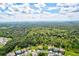 Aerial view of expansive conservation land and homes at 14607 Swiss Bridge Dr, Lithia, FL 33547