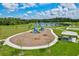Playground with swings, slides, and a gazebo at 14607 Swiss Bridge Dr, Lithia, FL 33547