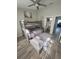 Versatile bedroom featuring a twin-over-full bunk bed and neutral color scheme at 4629 Sabal Key Dr # 4629, Bradenton, FL 34203