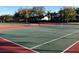 Well-maintained community tennis courts surrounded by trees, perfect for recreational games and exercise at 4629 Sabal Key Dr # 4629, Bradenton, FL 34203