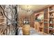 Spacious wine cellar with extensive wine storage at 6923 Westchester Cir, Lakewood Ranch, FL 34202