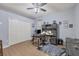 Home office with a desk, chair, and plenty of storage at 17363 Wellsley Ave, Port Charlotte, FL 33954