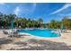 Expansive community pool with plenty of seating at 14404 Stirling Dr, Lakewood Ranch, FL 34202