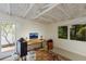 Home office with access to backyard at 1922 Field Rd, Sarasota, FL 34231