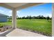 Covered patio overlooking a large grassy backyard at 4322 Silo Port Ct, Lakewood Ranch, FL 34211