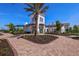 Community clubhouse with landscaping and paved walkways at 4322 Silo Port Ct, Lakewood Ranch, FL 34211