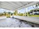Back porch with canal views, offering a relaxing outdoor space at 21288 Edgewater Dr, Port Charlotte, FL 33952