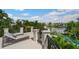 Enjoy water views from this private rooftop terrace at 501 Harbor Point Rd, Longboat Key, FL 34228