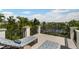 Relaxing rooftop terrace overlooking the water at 501 Harbor Point Rd, Longboat Key, FL 34228