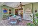 Covered patio with outdoor furniture at 7235 Rangi Dr, Sarasota, FL 34241