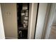 Utility closet with HVAC unit and plumbing at 9612 Valencia Cv, Bradenton, FL 34210