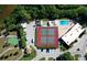 Community overview featuring pool, tennis courts, and clubhouse at 9612 Valencia Cv, Bradenton, FL 34210