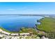 Aerial view of waterfront community with lush landscaping and boat docks at 4013 Catalina Dr # 4013, Bradenton, FL 34210