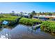 Waterfront view of the property with private dock access at 4013 Catalina Dr # 4013, Bradenton, FL 34210
