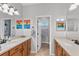 Double vanity bathroom with a separate toilet and shower at 7301 221St E St, Bradenton, FL 34211