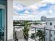 Relaxing balcony boasting stunning city views at 111 S Pineapple Ave # 605, Sarasota, FL 34236
