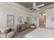 Main bedroom with ensuite bath and sitting area at 7216 Prestbury Cir, Lakewood Ranch, FL 34202