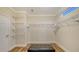 Large walk-in closet with ample shelving and hanging space at 4507 106Th W St, Bradenton, FL 34210