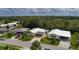 Aerial view of neighborhood with lush green surroundings at 8454 Imperial Cir, Palmetto, FL 34221