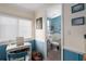 Small bathroom with toilet and sink at 8454 Imperial Cir, Palmetto, FL 34221