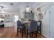 Charming breakfast bar with seating for three at 8454 Imperial Cir, Palmetto, FL 34221