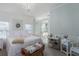 Peaceful main bedroom with a view and ensuite bath at 8454 Imperial Cir, Palmetto, FL 34221