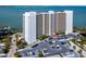 High-rise building with water and parking views at 988 Blvd Of The Arts # 1712, Sarasota, FL 34236