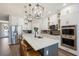 Modern kitchen with stainless steel appliances and white cabinets at 3717 Savanna Palms Ct, Lakewood Ranch, FL 34211