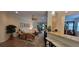 Open kitchen with granite countertops, stainless steel appliances, and breakfast nook at 4808 Charles Partin Dr, Parrish, FL 34219