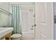 Bathroom with tub shower, toilet and vanity at 2832 72Nd Street Court W # 2160, Bradenton, FL 34209