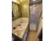 Clean bathroom with a shower and vanity at 5317 Chateau Ln, Bradenton, FL 34207