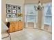 Bright breakfast nook featuring a wood cabinet and window seating area at 6124 Stillwater Ct, Bradenton, FL 34201