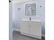Bathroom with vanity and mirror at 6912 Kenwood Dr, North Port, FL 34287