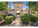 Gated entrance to the community pool and recreation area at 3871 Alamanda Dr, Sarasota, FL 34238