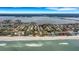 Aerial view of waterfront homes and community at 1903 Bayshore Dr, Belleair Beach, FL 33786