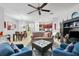 Open-concept living room flows seamlessly into the dining area and kitchen, perfect for entertaining at 317 Acerno Dr, North Venice, FL 34275