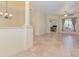 Bright living room featuring tile floors and a ceiling fan at 6930 69Th E St, Palmetto, FL 34221