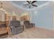 Spacious living room with hardwood floors and recessed lighting at 6930 69Th E St, Palmetto, FL 34221